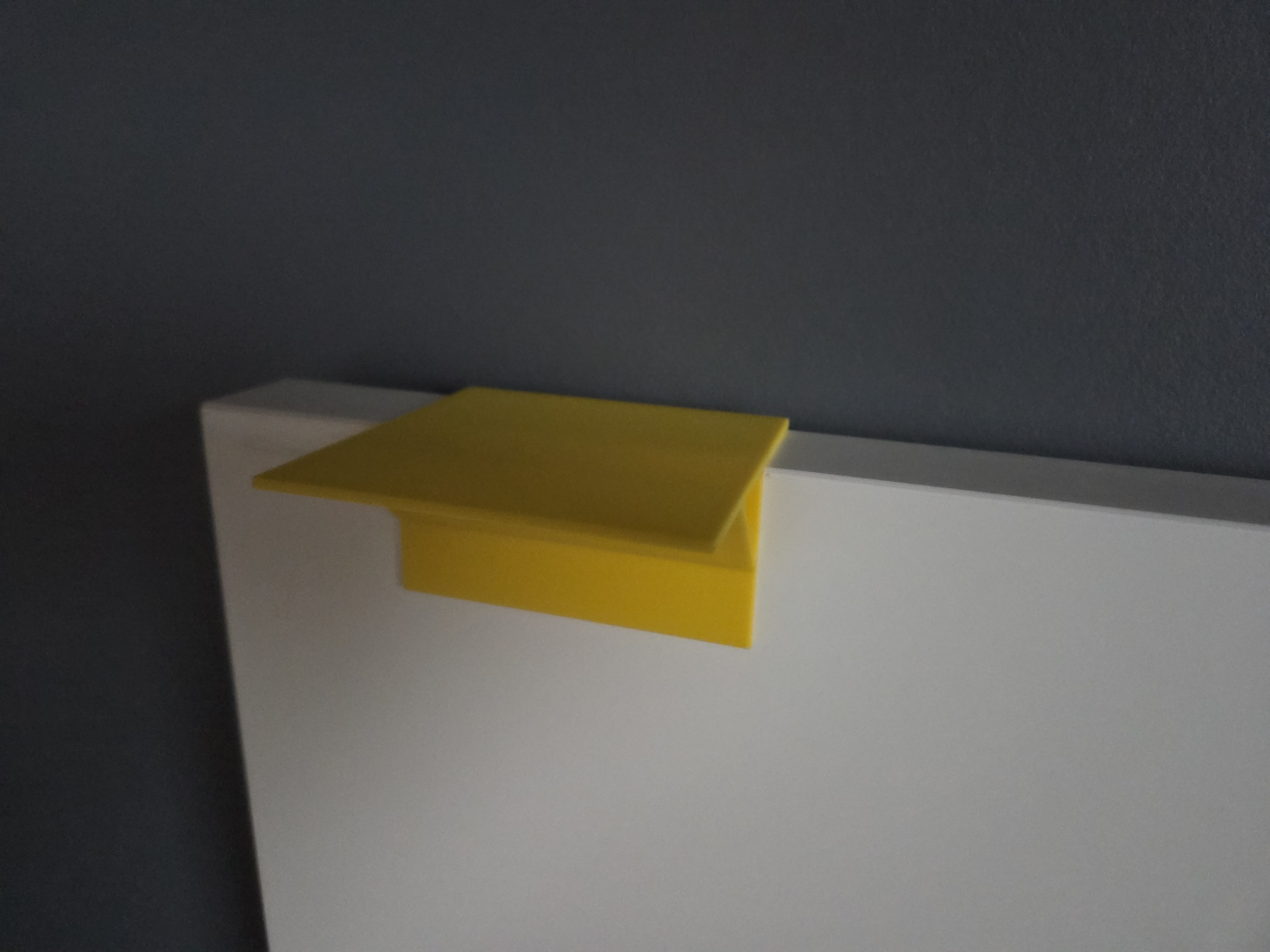 Ikea Malm Headboard Shelf (40mm) Simpler verison, and parametric