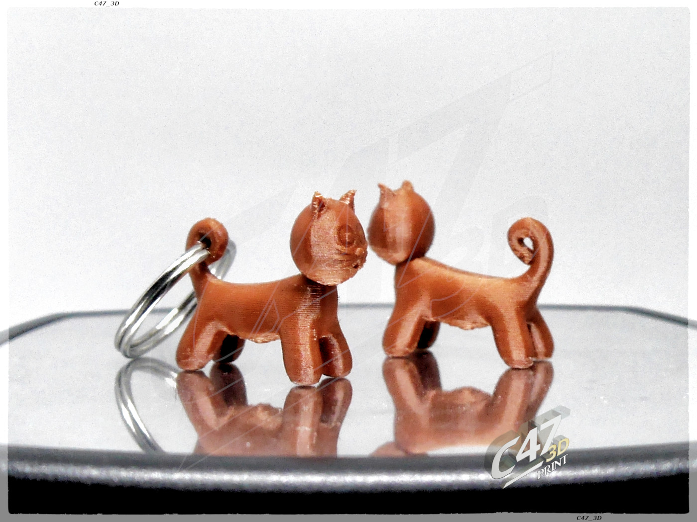 Cat keyring