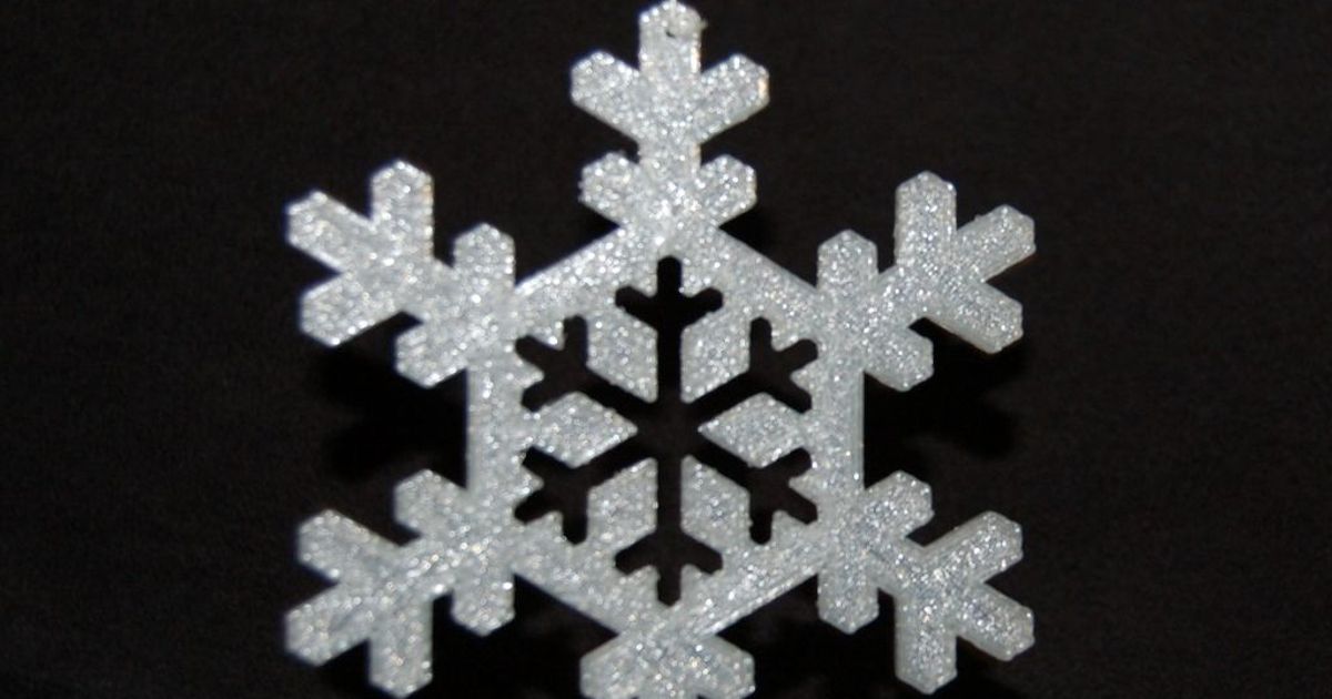 3D Snowflakes by Black Glovz, Download free STL model