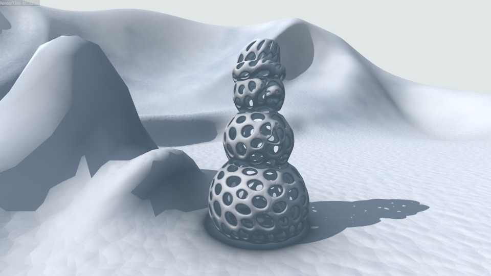 Voronoi Snowman