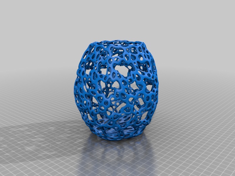 Eggoid Vase - Voronoi Style by roman_hegglin | Download free STL model ...