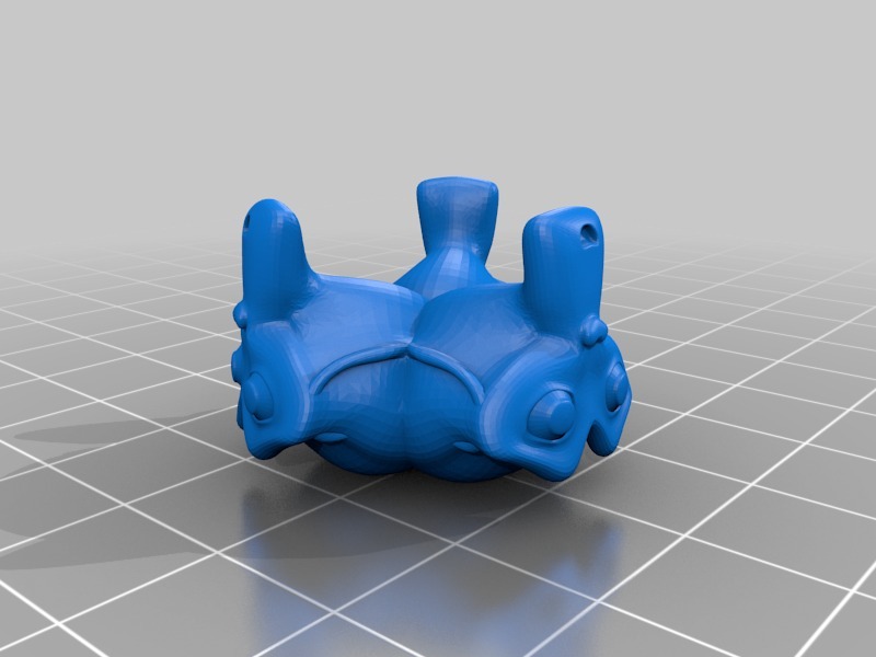 Miniatura 3 do modelo 3D Three Headed Monkey Head