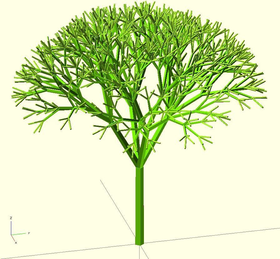 Recursive Tree (with some degree of randomness)