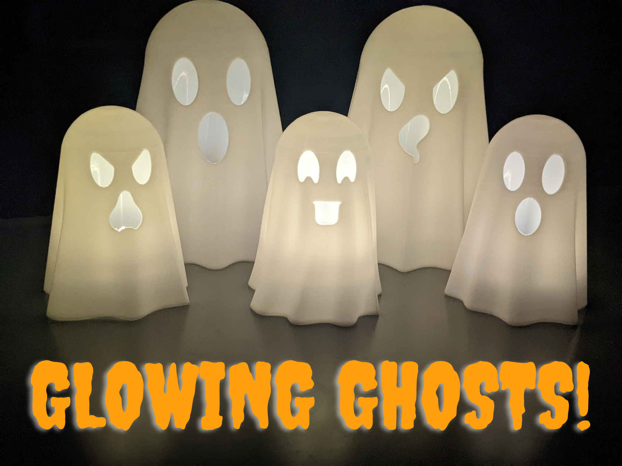 Glowing Ghosts!