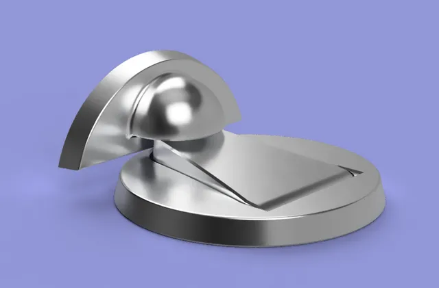 Magnetic door stop remixed for 6x3 magnets