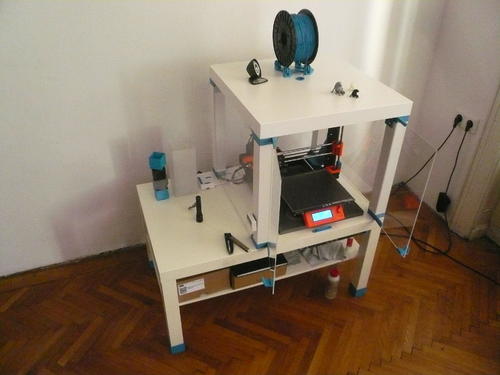 IKEA LACK Boots (with leveling and foam damper inside)