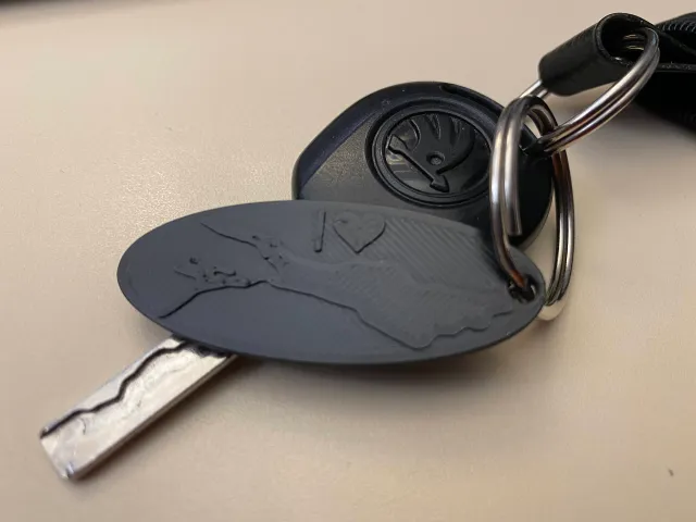 I ❤️ Bodensee - Schlüsselanhänger - I 🧡 Lake Constance Keychain