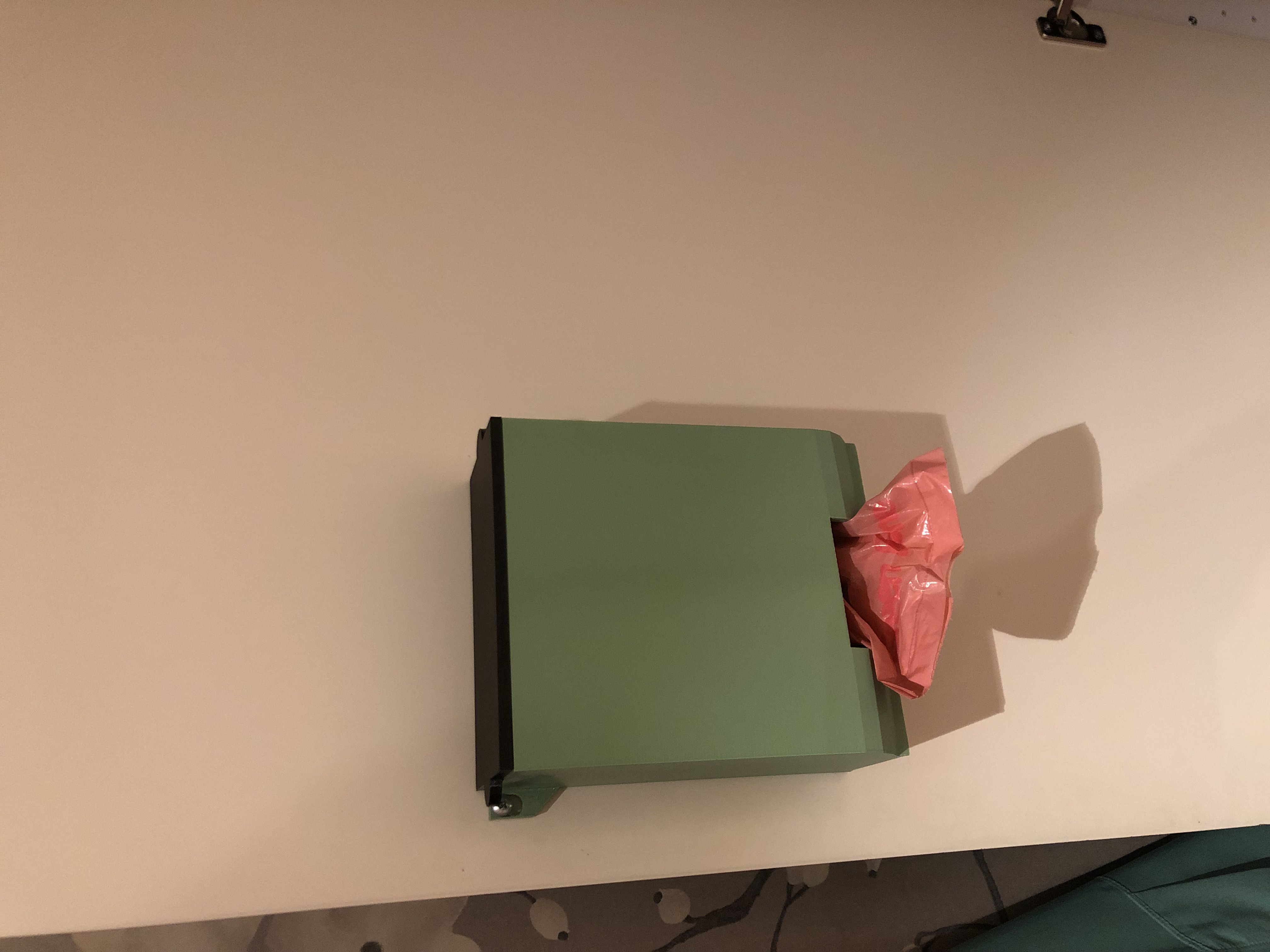 Wallmounted Poop Bag Holder by Hampej Download free STL model