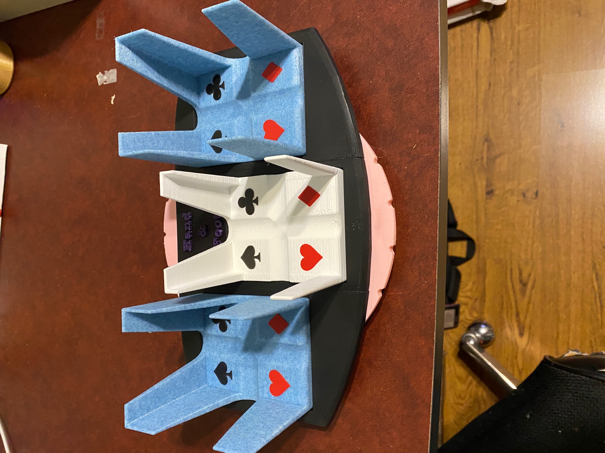 Canasta Hand and Foot with turntable