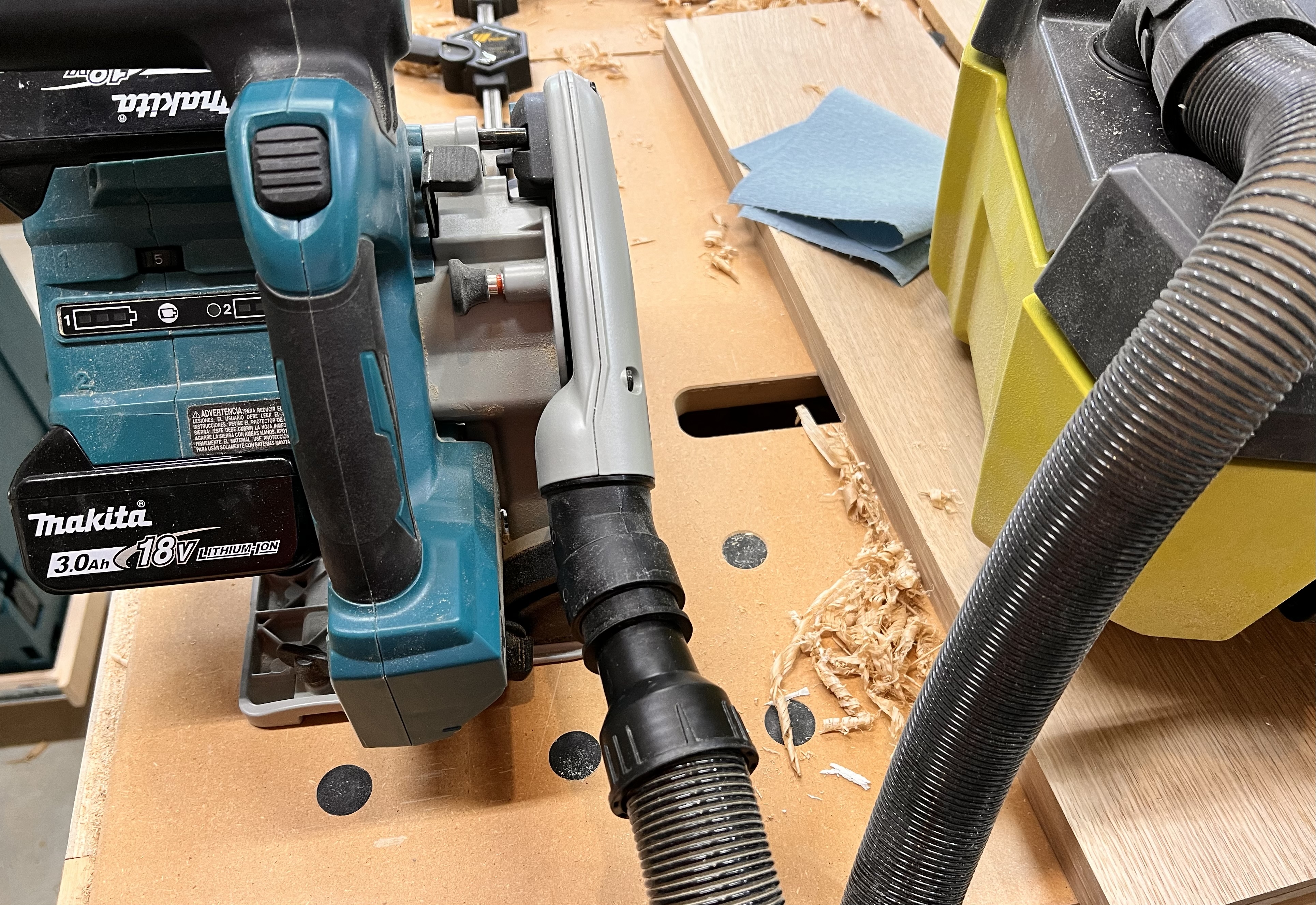 Makita Tracksaw vacuum adaptor