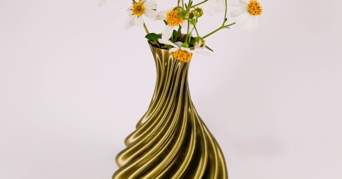 Spiral Vase (Vase No. 2) by Kazi Toad Download free STL model