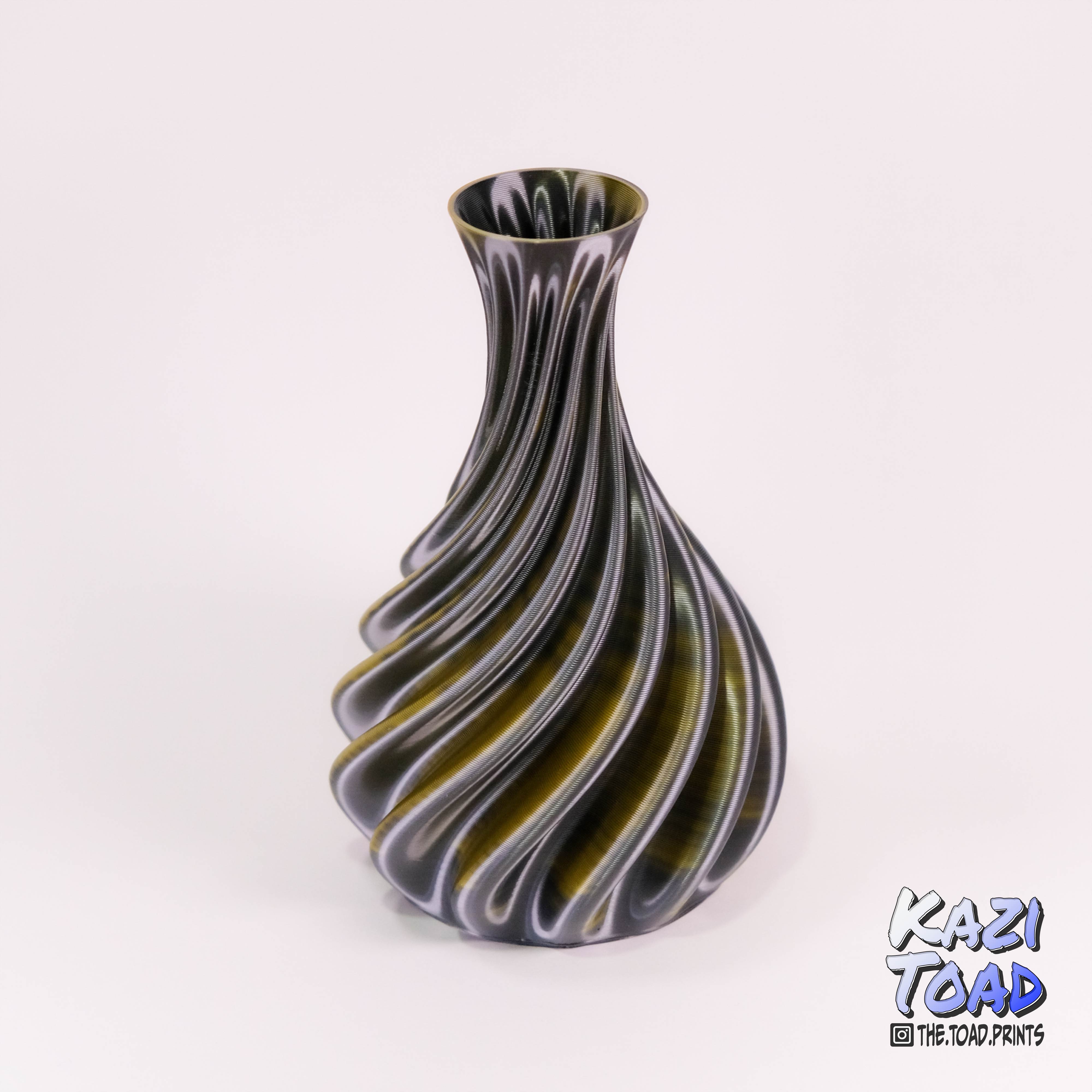 Spiral Vase (Vase No. 2) by Kazi Toad Download free STL model