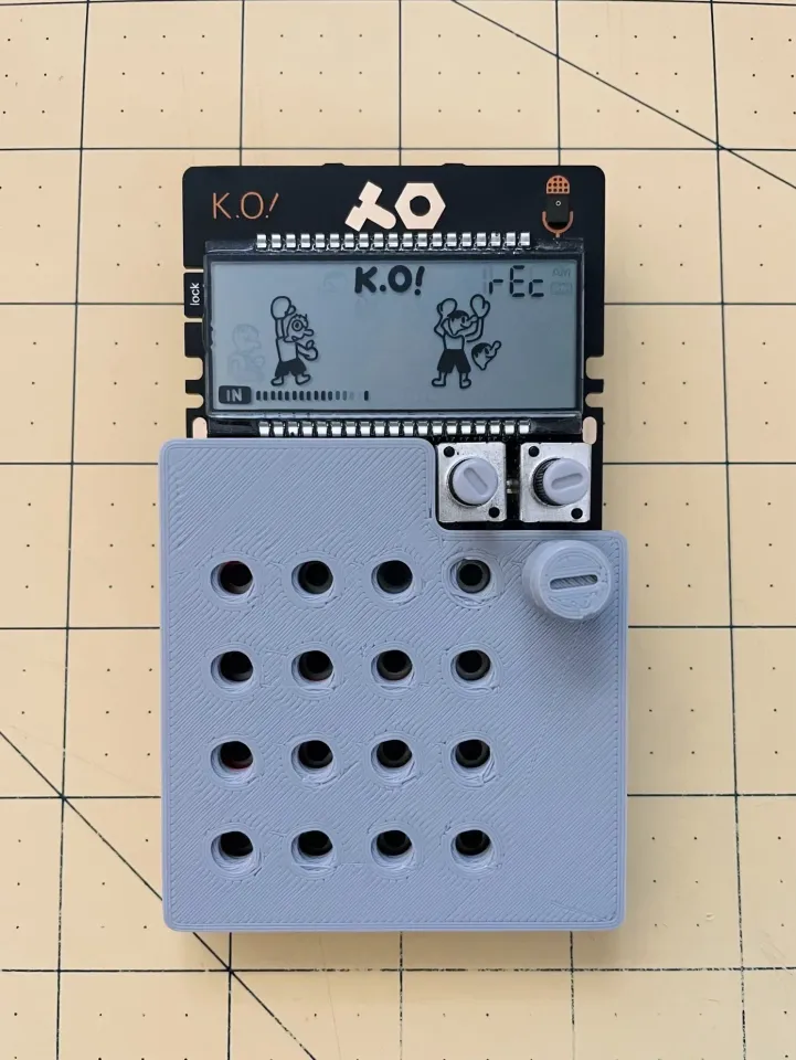 Hands-free recording cover for PO-33 by beepBot! | Download