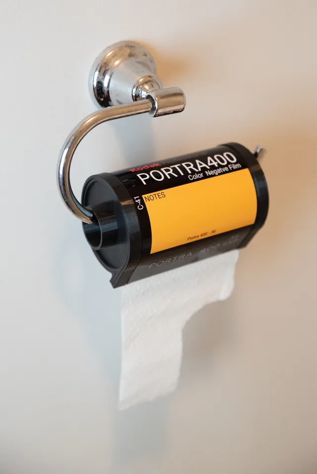 Photo Paper - 35mm Toilet Paper Holder by jase.film, Download free STL  model