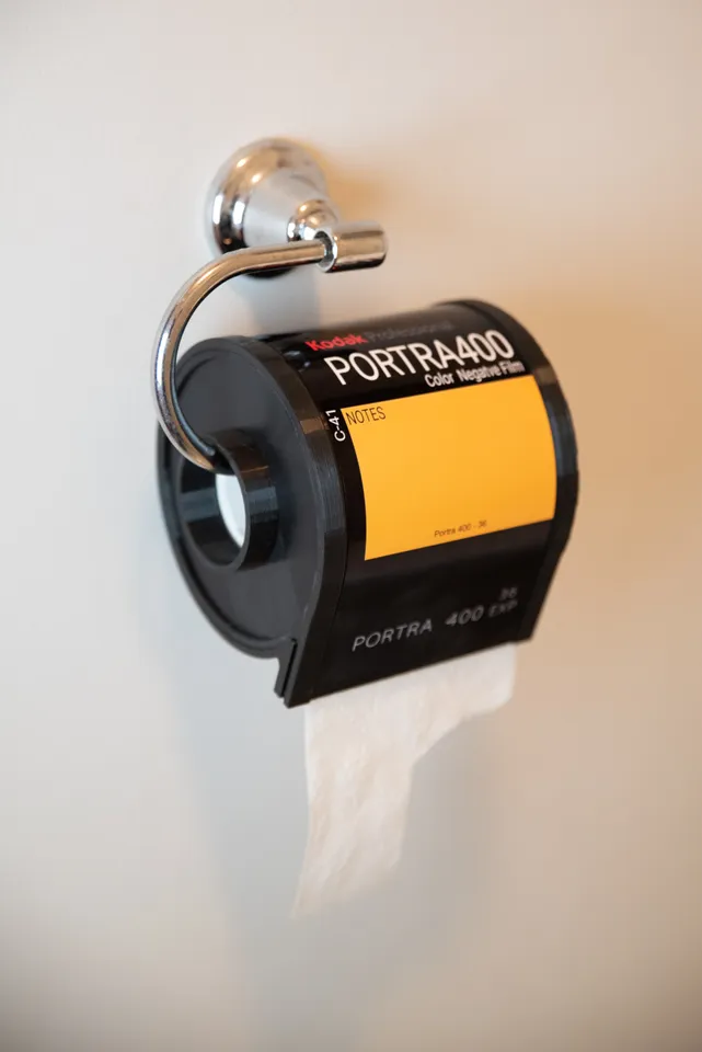 Photo Paper - 35mm Toilet Paper Holder by jase.film, Download free STL  model