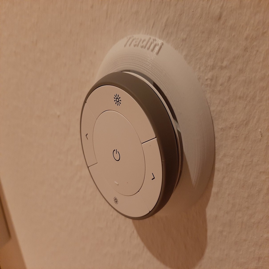 Ikea Tradfri Remote round wall mount by fmMike Download free STL
