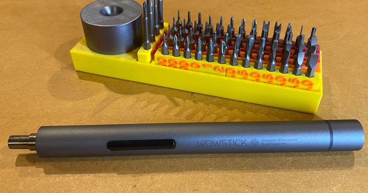 Wowstick Bit Storage by Steve Hodge Download free STL model Printables