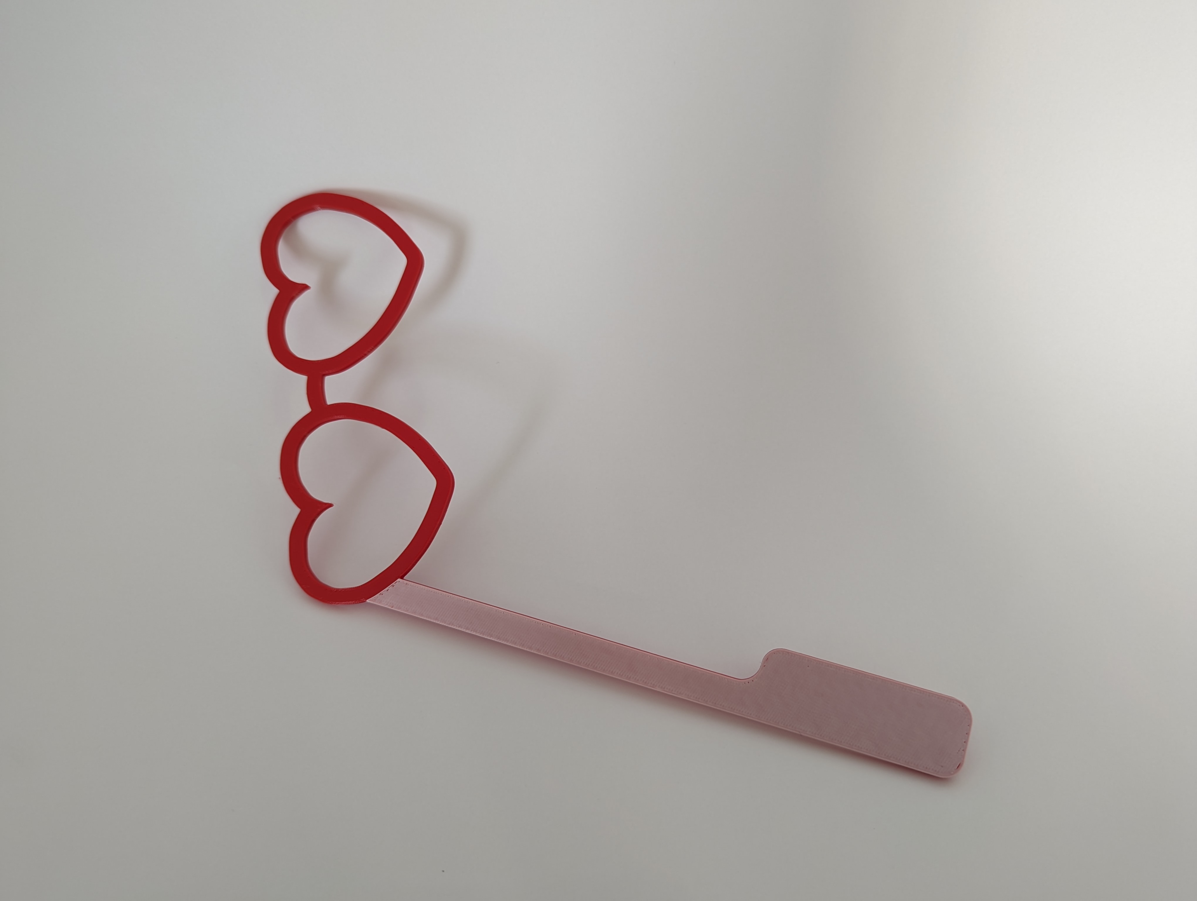 Heart goggles prop