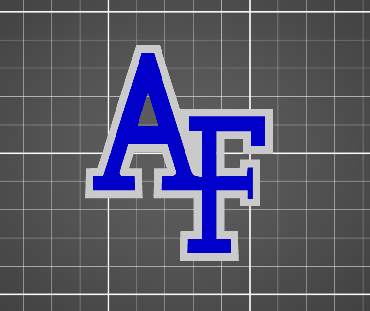 Air Force Logo by Chess 3D | Download free STL model | Printables.com