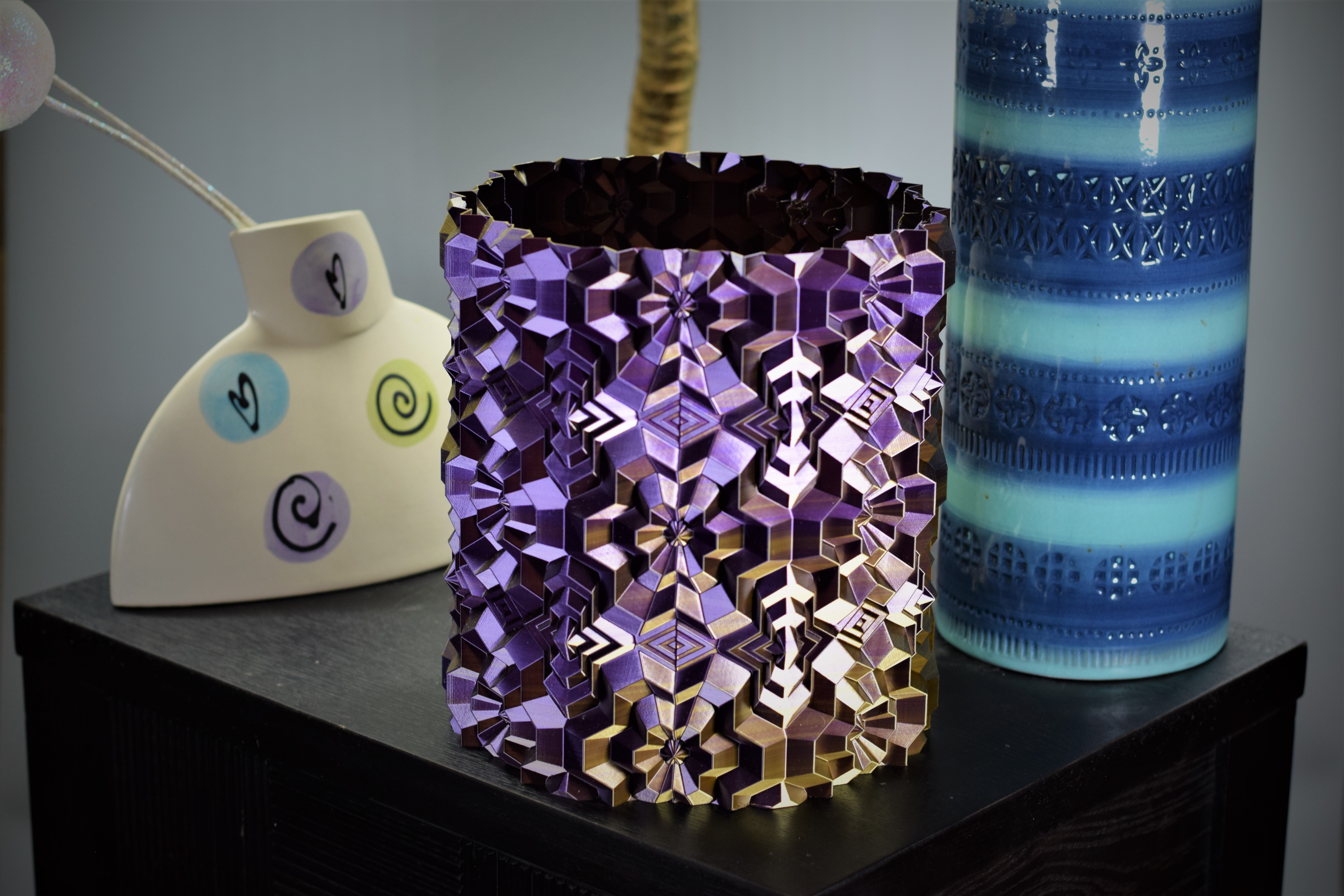Miniatura 5 do modelo 3D Octahex Ripple Vase