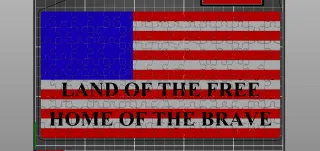 American Flag Puzzle