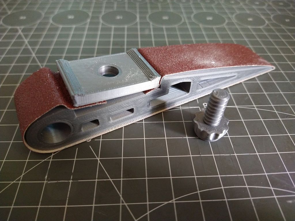 Sanding Block 25mm - with 3d printed screw
