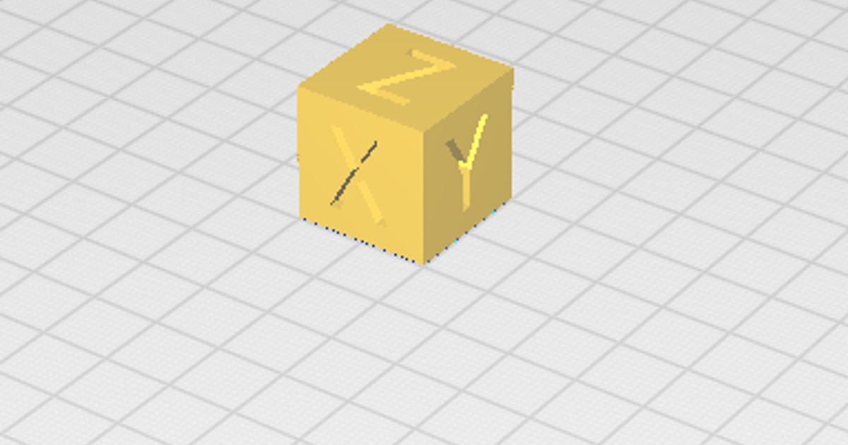 Calibration cube 20mm by William Afton Download free STL model