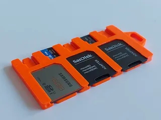 Nintendo Switch cartridge micro SD card holder by Loudifier