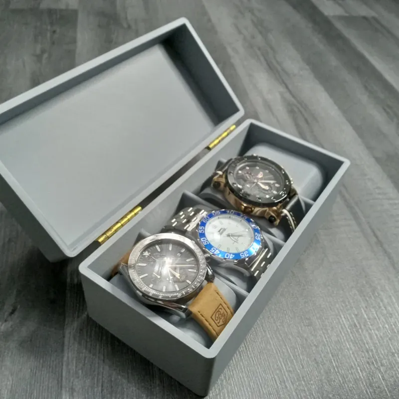 Spot Goods Oxford Watch Box, 3 Slots EVA Watch Box, Portable Mechanical Watch  Storage Box Custom Logo - China Watch Box and PU Leather Watch Box price |  Made-in-China.com