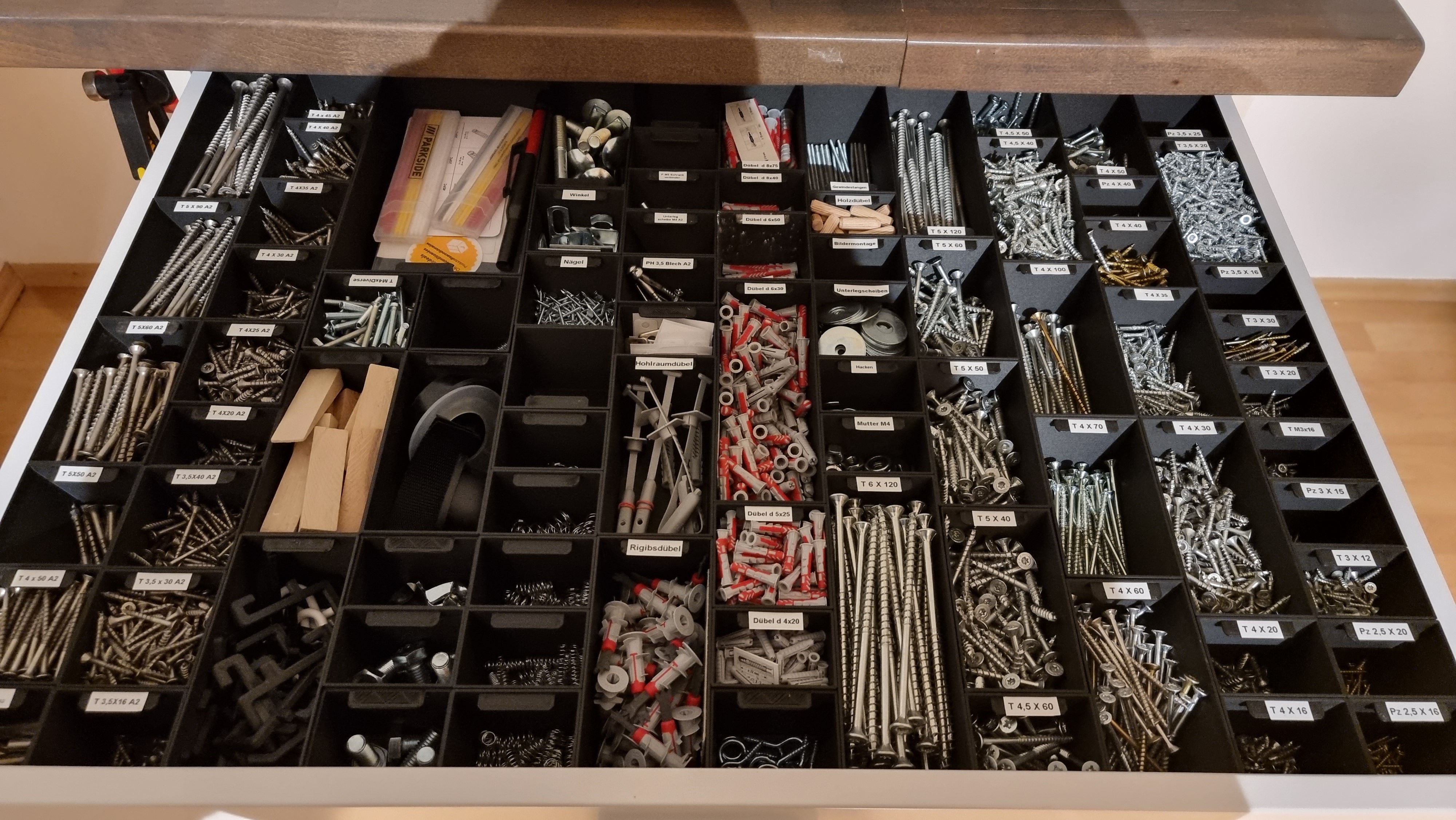 Sortierungsboxen Ikea Metod (Maximera h=7,8 cm)