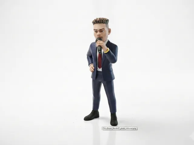 Chris Brown Figurine Celebrity Musician 3D Printable