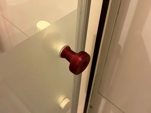 Shower door handle ("Krone - Die Dusche" compatible)