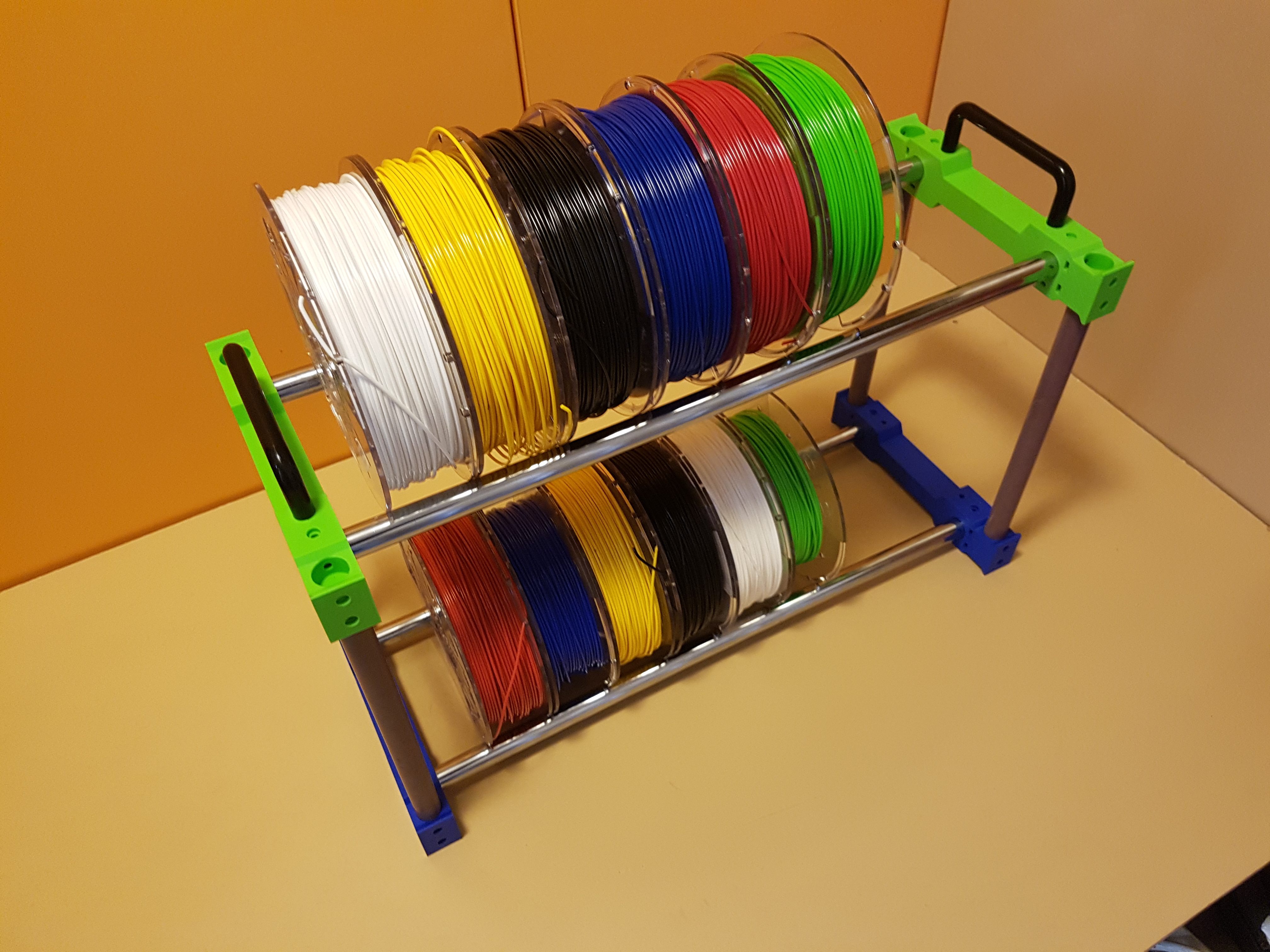 Filament holder storage 16mm or 3/4" pipe