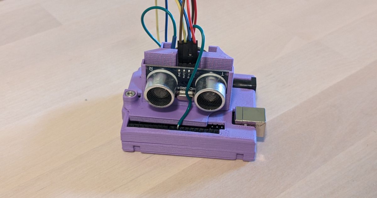 [Mod] Get Up and Move v2 - Ping Sensor and Speaker Arduino Uno Case Mod ...