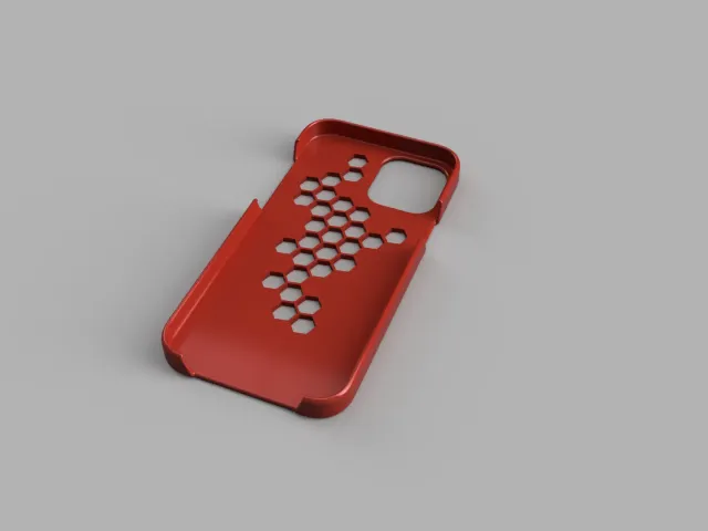 Iphone 12/pro Case with hex Design