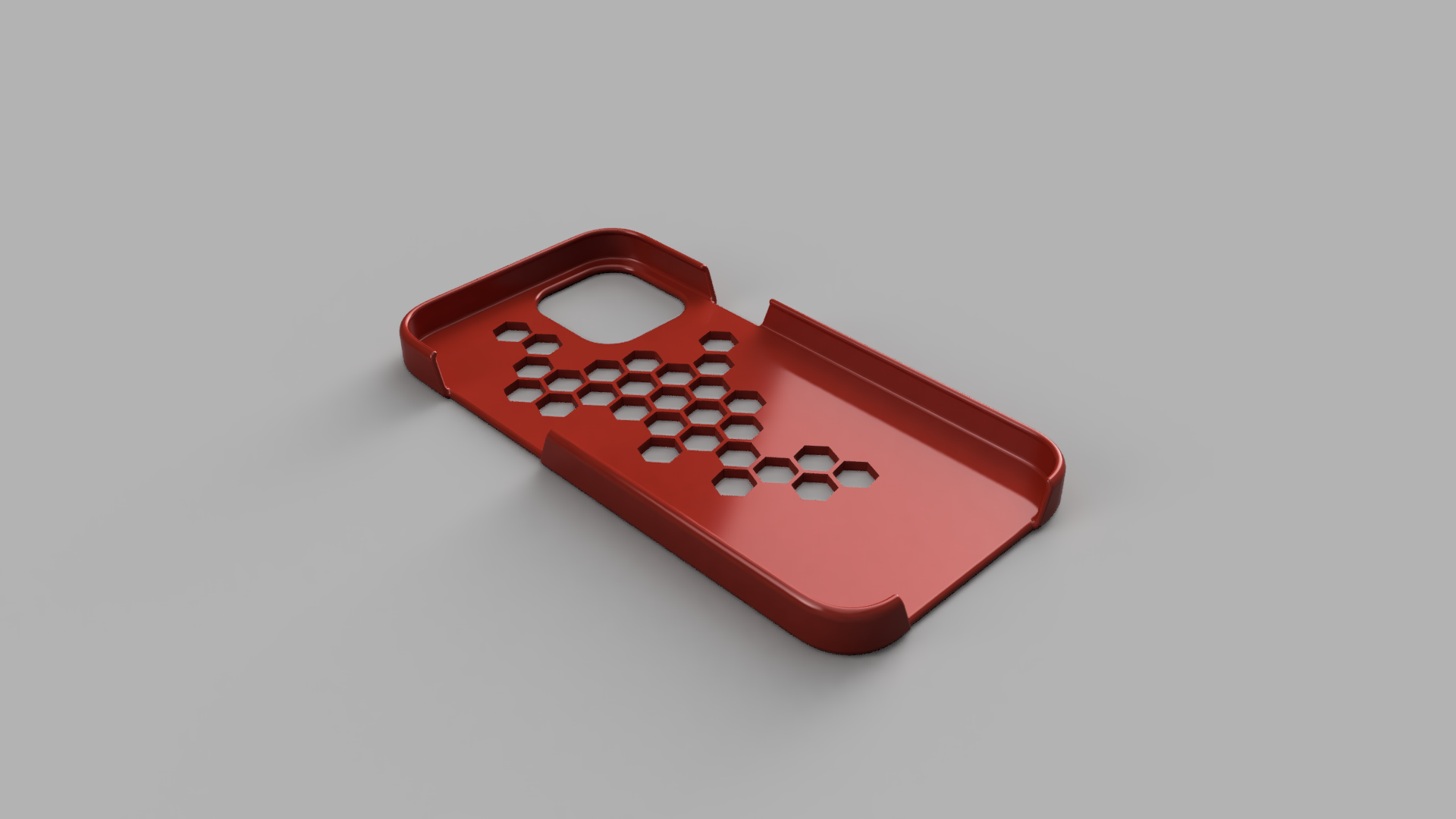 Miniatura 2 do modelo 3D Iphone 12/pro Case with hex Design