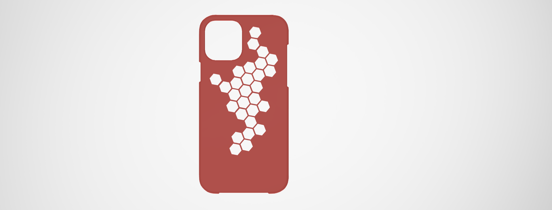 Miniatura 5 do modelo 3D Iphone 12/pro Case with hex Design