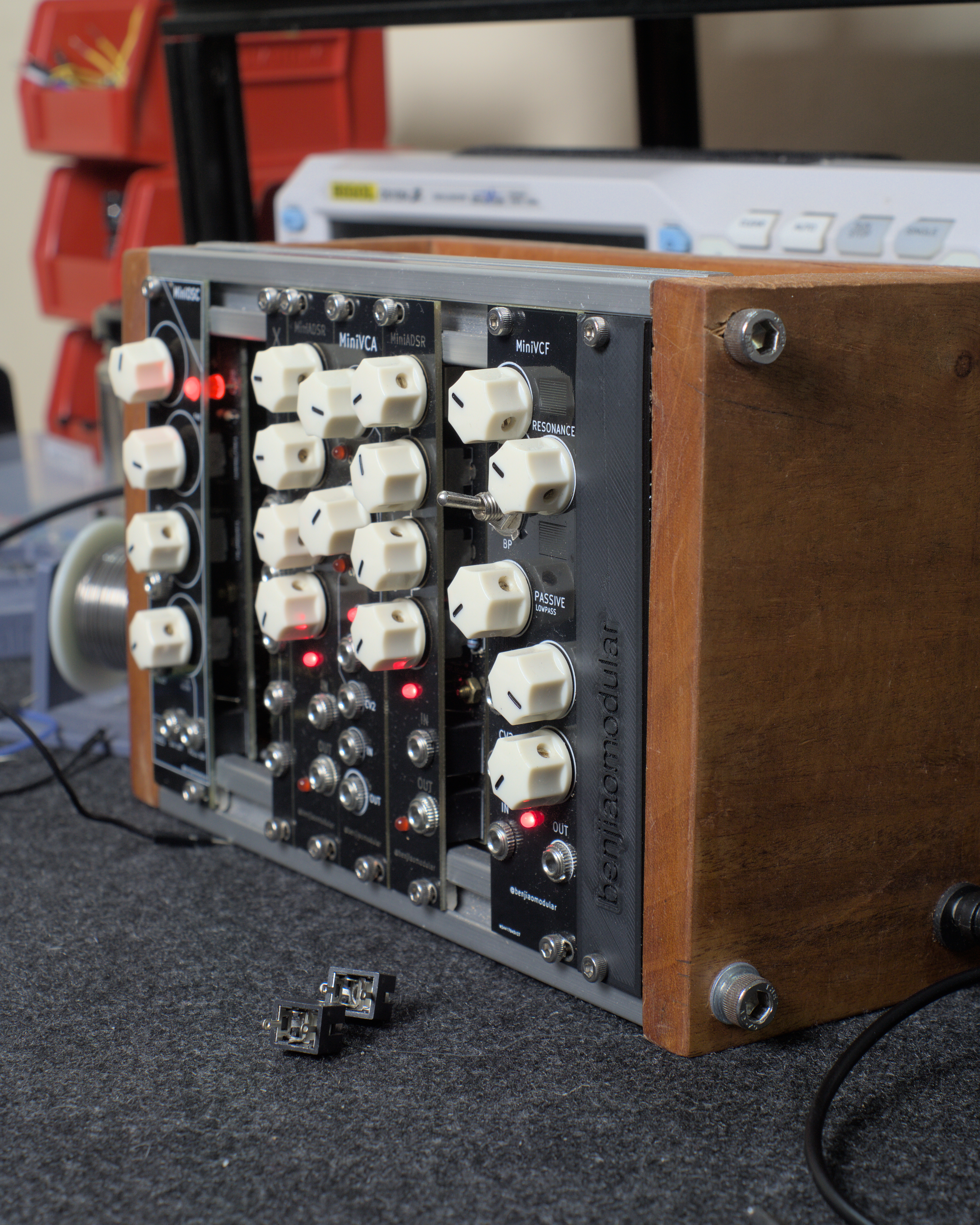 Labelled 4HP Eurorack Panel