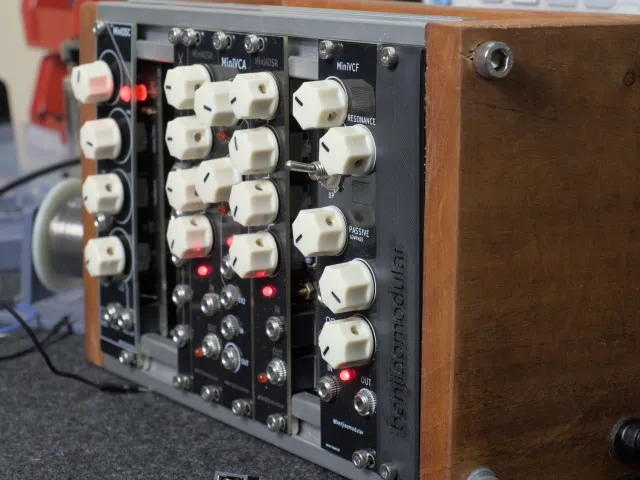 Labelled 4HP Eurorack Panel