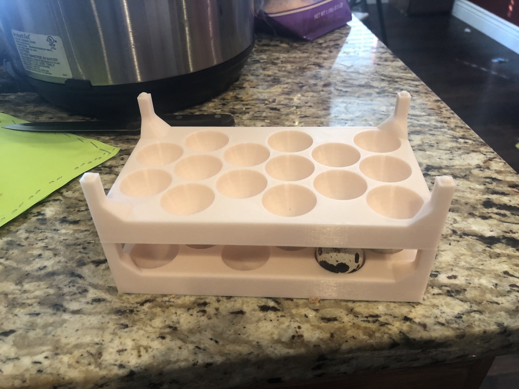 Quail Egg Stacking Storage Carton Larger remix