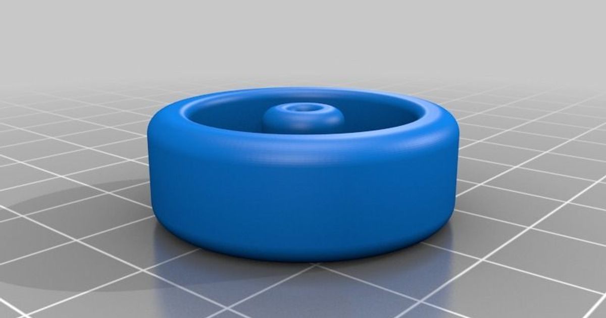 Pinewood Derby wheel (unofficial) by taxilian Download free STL model