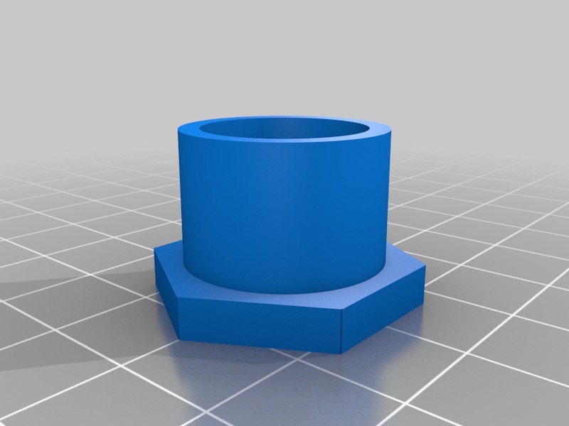 UHF / SO-239 Barrel insulating mount by taxilian | Download free STL ...