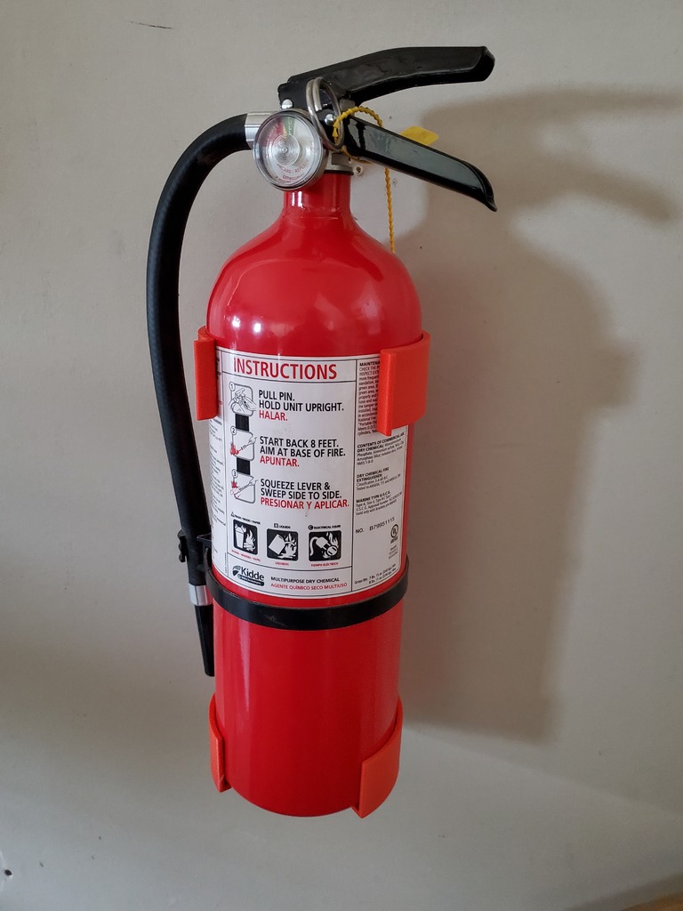 Fire Extinguisher Mounting 10 lb, 4.5" dia, (115mm) by John S