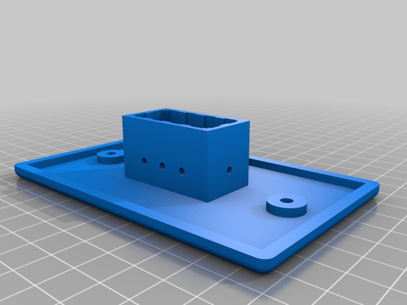Anderson/Powerpole wall plate - single 2x4 box
