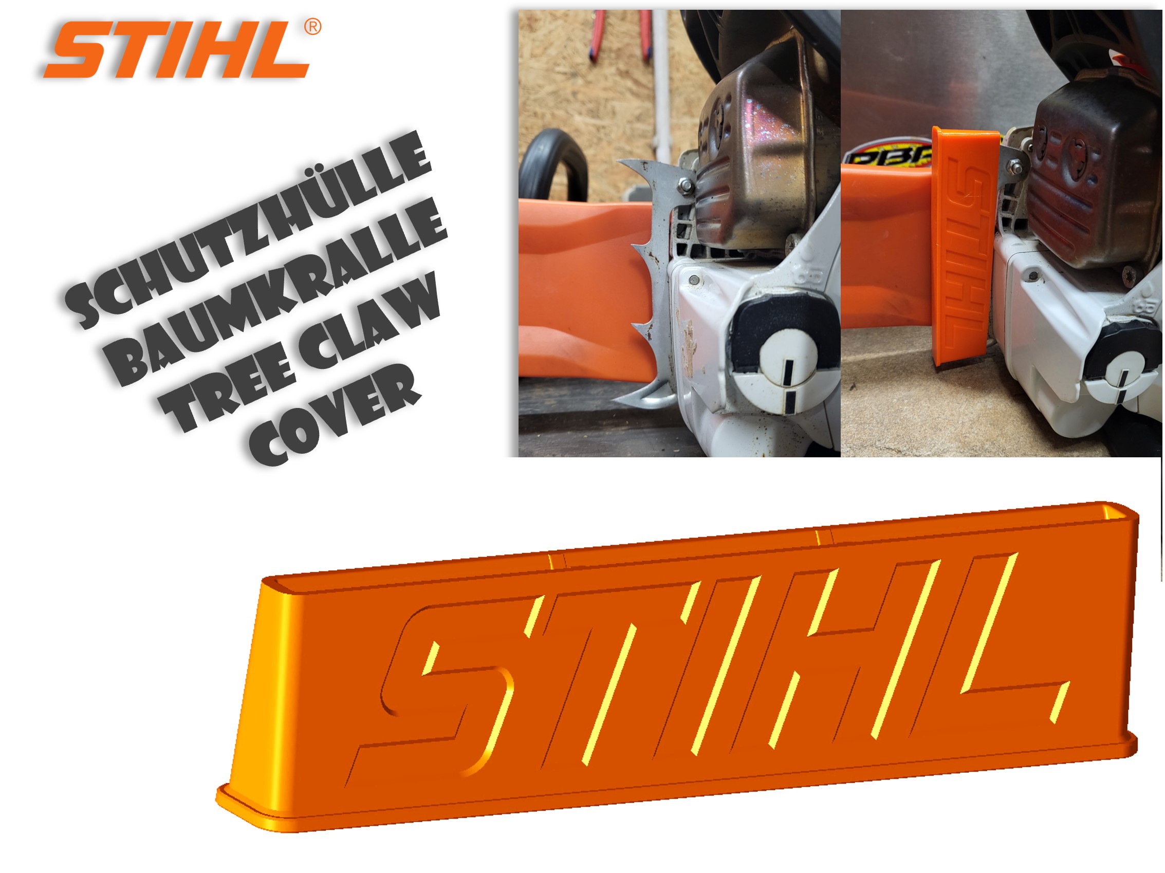 Stihl - Baumkralle / Krallenanschlag Schutzhülle