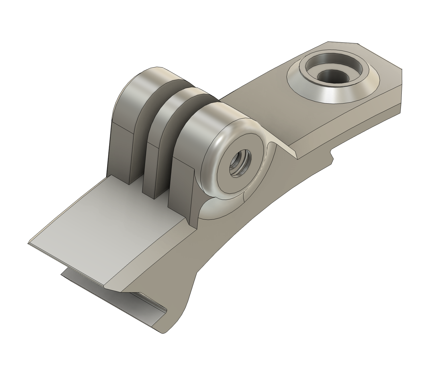 Outbound/Gopro Helmet Light mount for Smith Forefront 2