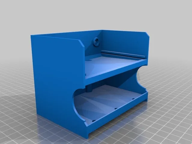 Soap and sponge holder with a waste container
