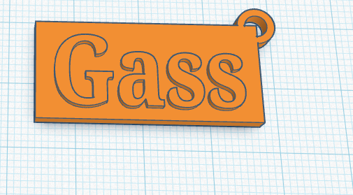 Gass Keychain