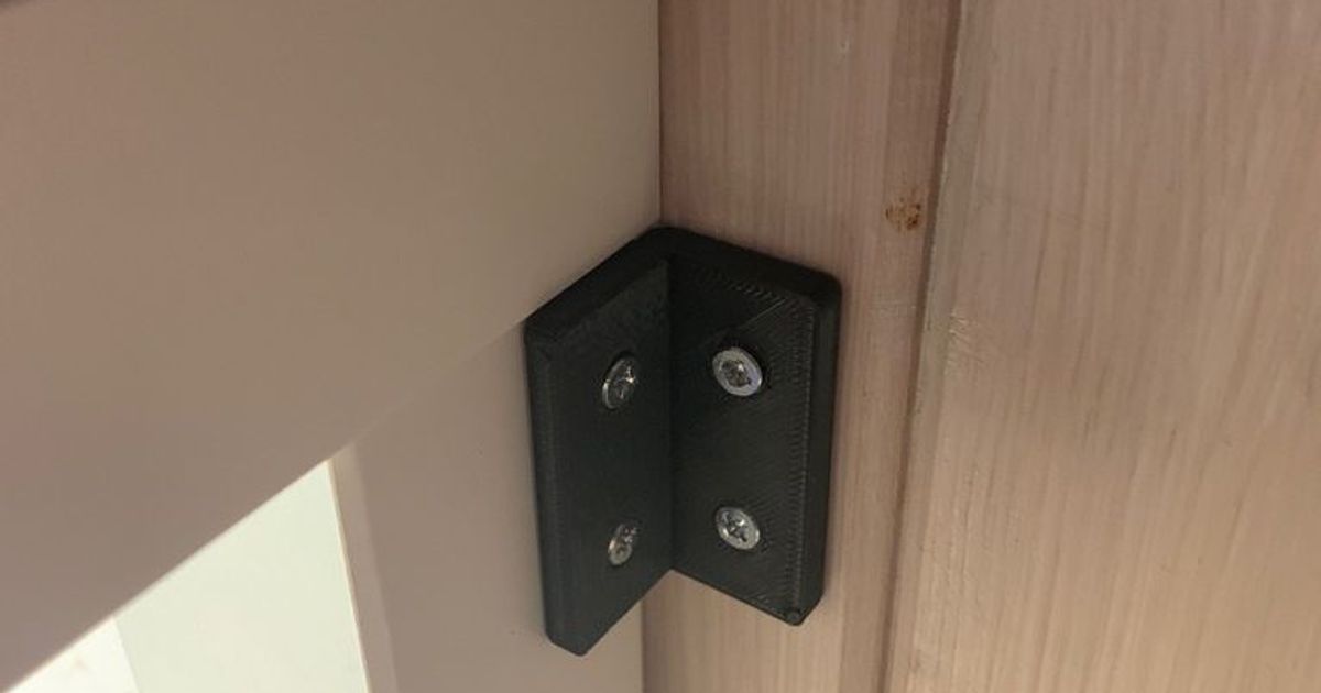 Wall fastener IKEA Lack table by Danster Download free STL model