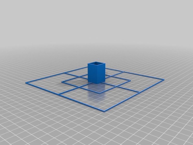 X/Y/Z axis calibration squares